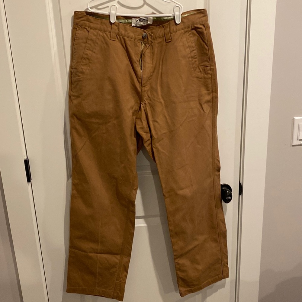 Mountain Khaki Relaxed Fit pant - 36x34, Tobacco/Dark Khaki